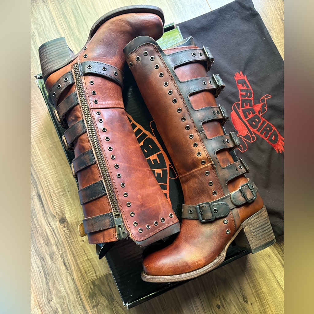 Freebird Derby Boots, New!